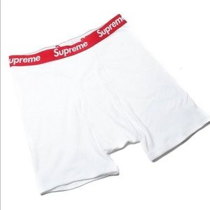 Supreme Hanes Tagless White Brief Size L (1 Boxer)